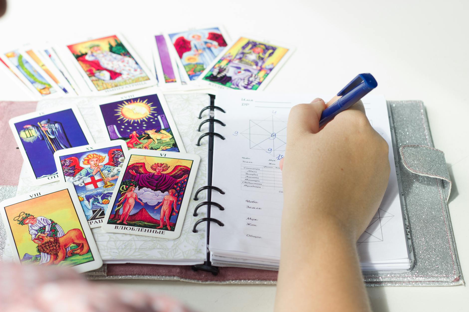 Woman journaling with spiritual intention representing the guided progression of angel number 124