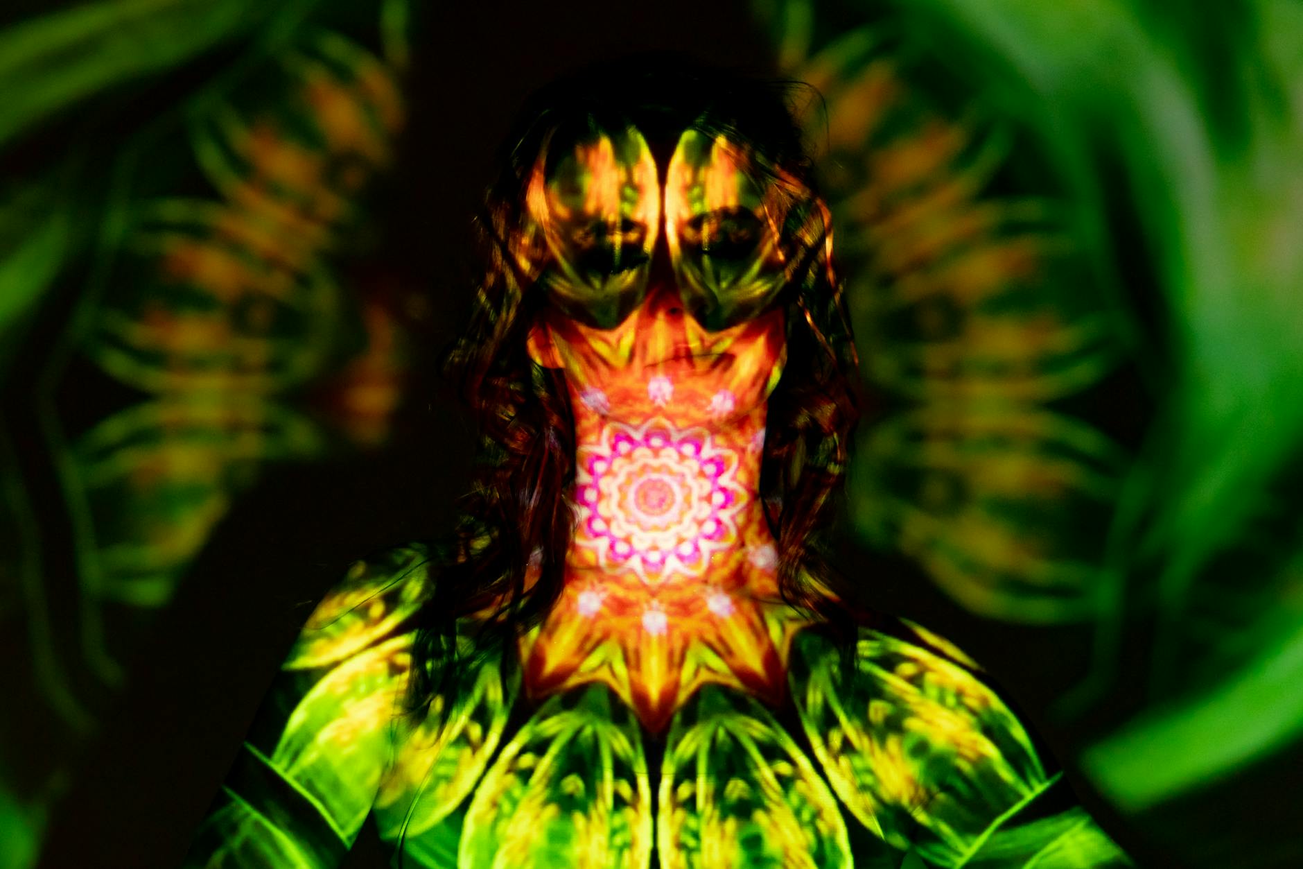 Woman in calm meditation representing the rebalancing and compassion message of the 666 angel number